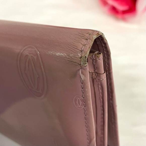 Cartier Pink Patent Leather Wallet - Picture 10 of 13